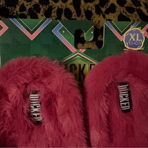 Pink Fuzzy Slippers